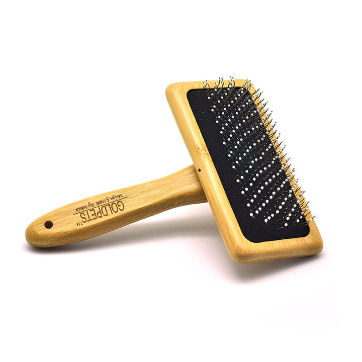 Unleash the Full Potential of Your Pet's Coat with Our Bamboo Wood Needle Comb