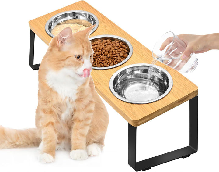 Transform Mealtime with the Log Pet Feeding Rack