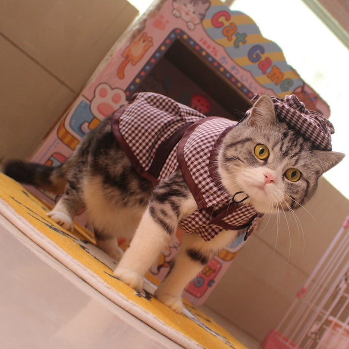 Unleash Your Pet's Inner Detective with Our Detective Clothes Cloak Hat Suit