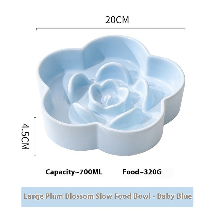 Transform Mealtime with Our Pet Ceramic Slow Feeding Bowl
