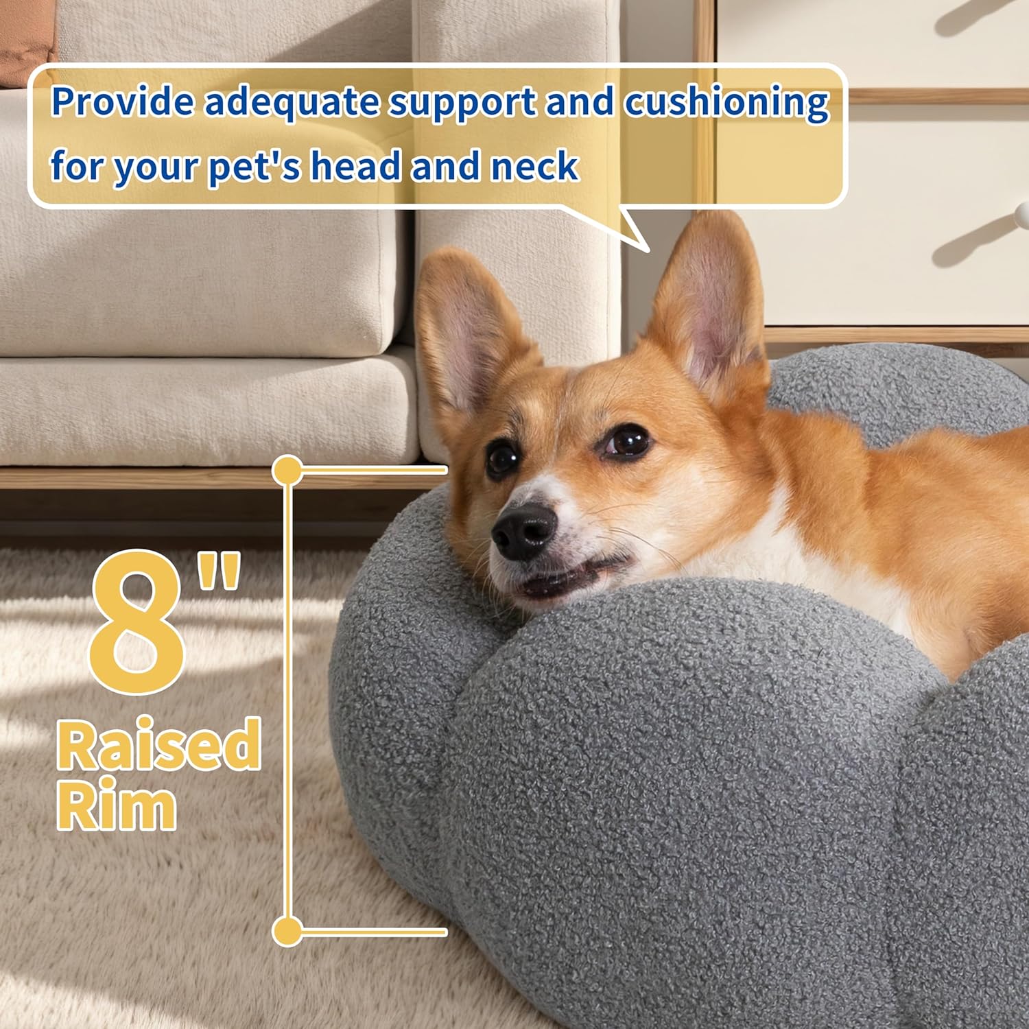 Calming Cat Beds For Indoor Cats Fluffy Flower: The Perfect Retreat for Your Feline Friend