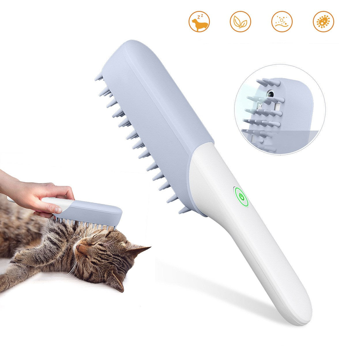 Pet Silicone Massage Brush Deodorant Sterilization
