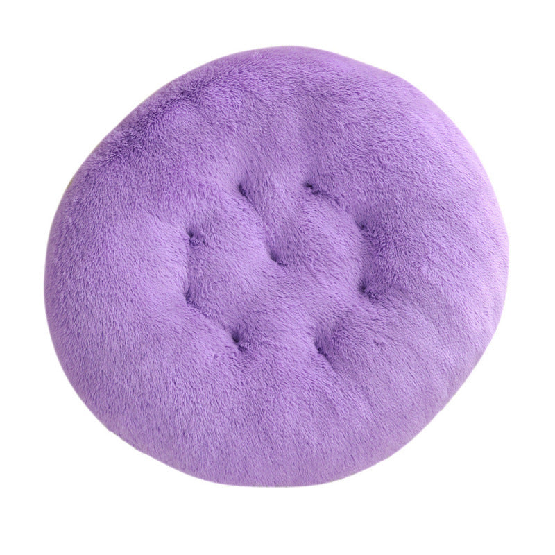 Round Pet Mat Dog Bed Plush Warm