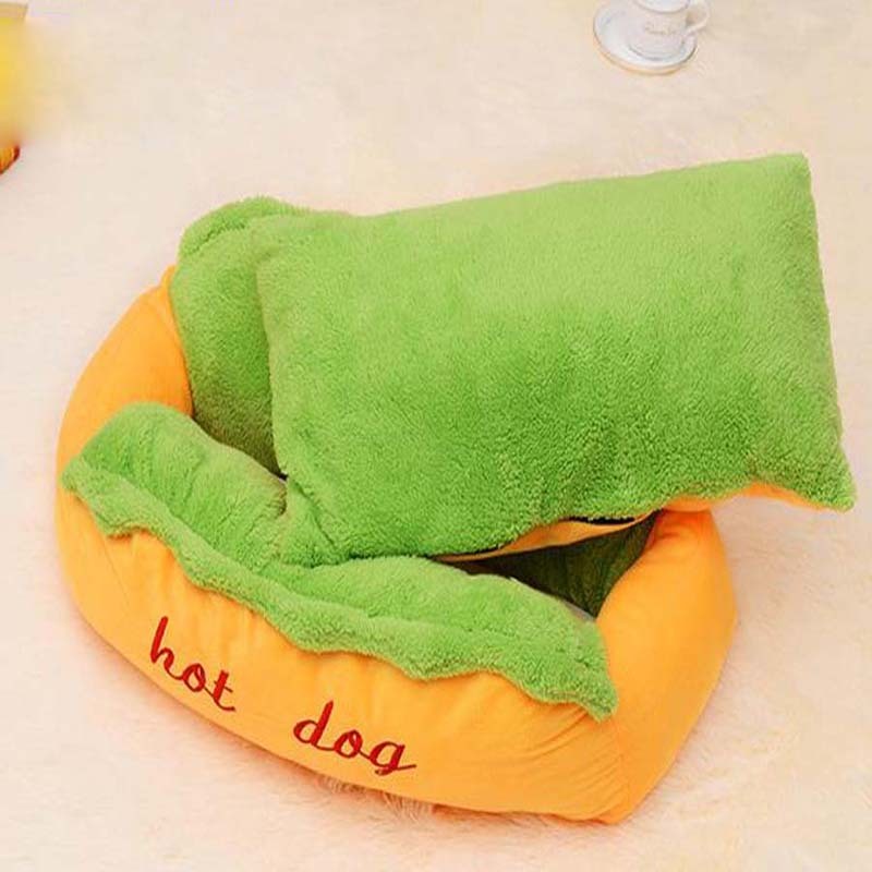 Hot Dog Bed Pet Winter Beds