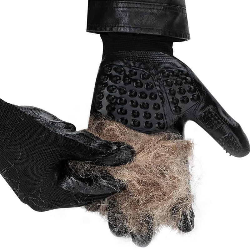 Pet Hair Grooming Glove Cats Soft Rubber