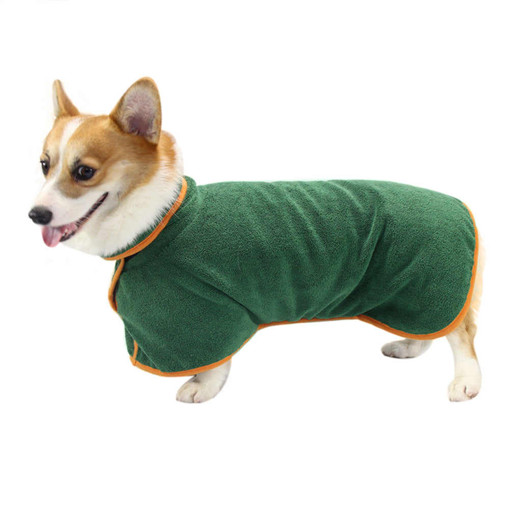 Pet Puppy Clothes Bathing Robe