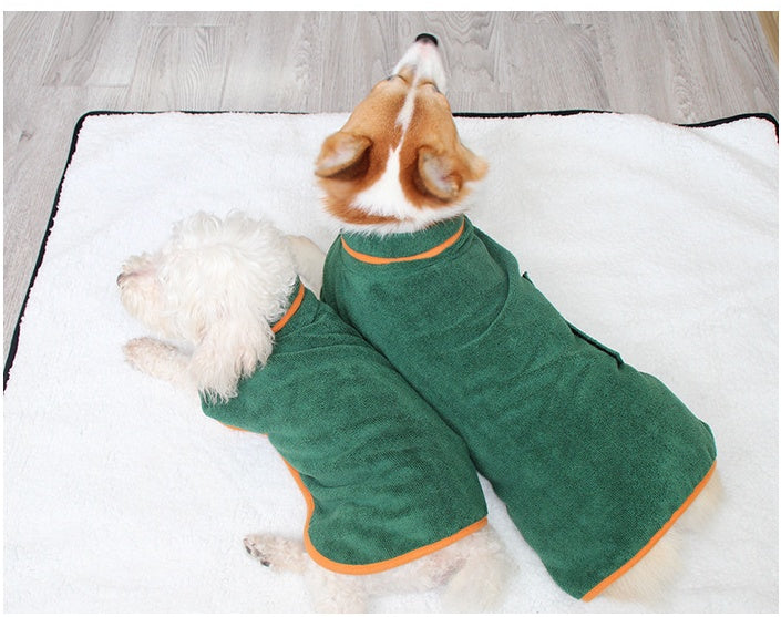 Pet Puppy Clothes Bathing Robe