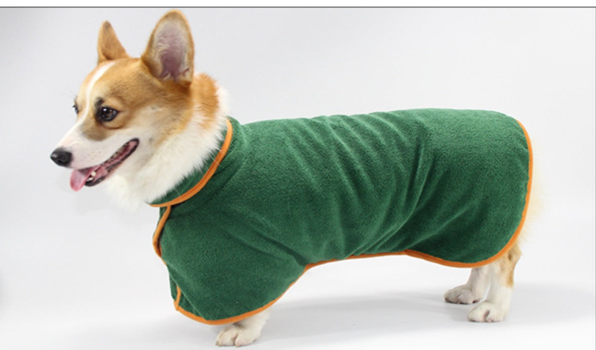 Pet Puppy Clothes Bathing Robe