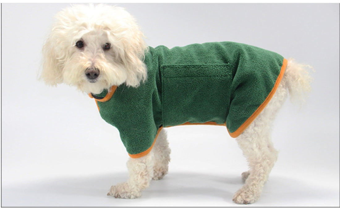 Pet Puppy Clothes Bathing Robe