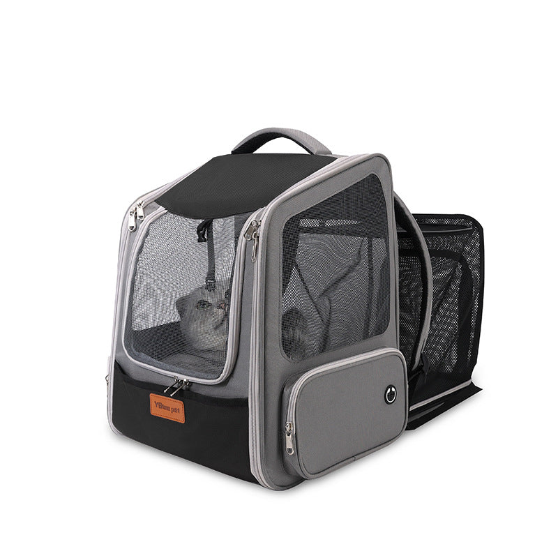 Pet Backpack Expandable Large Capacity