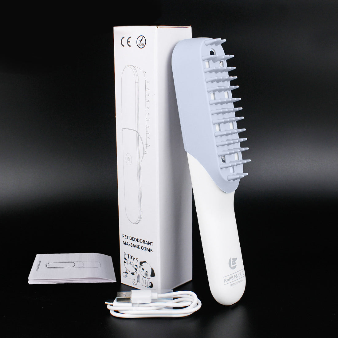 Pet Silicone Massage Brush Deodorant Sterilization