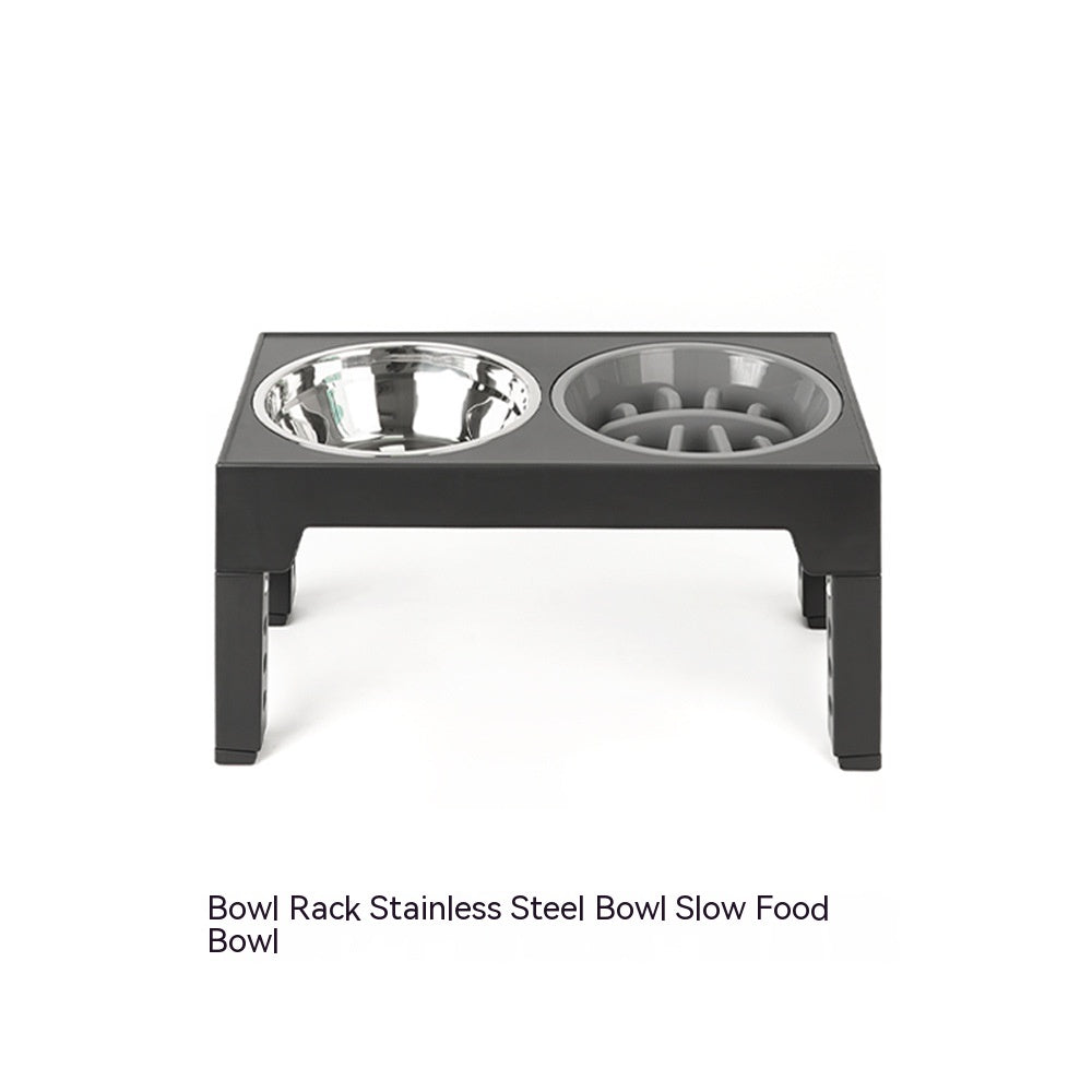 Lifting Dog Bowl Rack Neck Protection