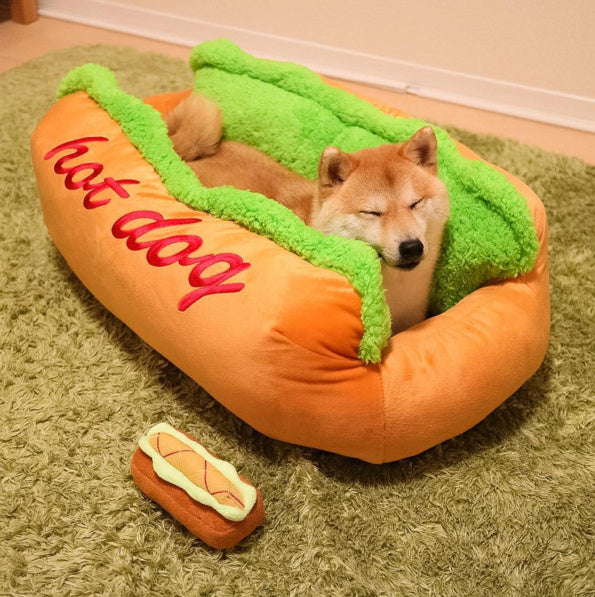 Hot Dog Bed Pet Winter Beds