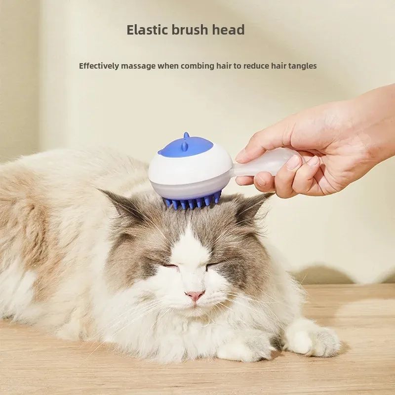New Automatic Cleaning Pet Bath Brush