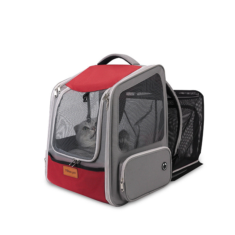 Pet Backpack Expandable Large Capacity