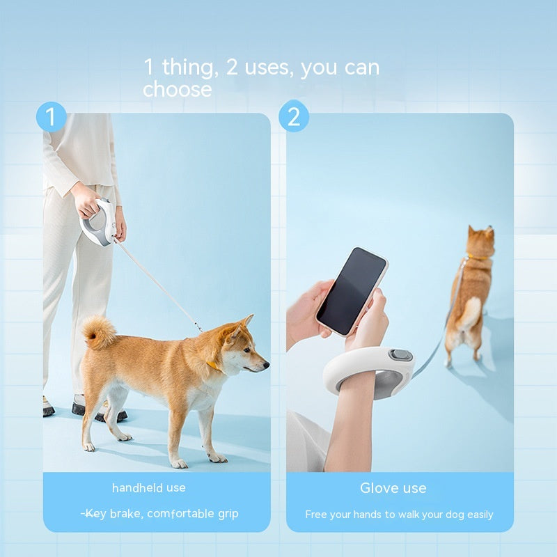 Pet Automatic Retractable Leash Luminous