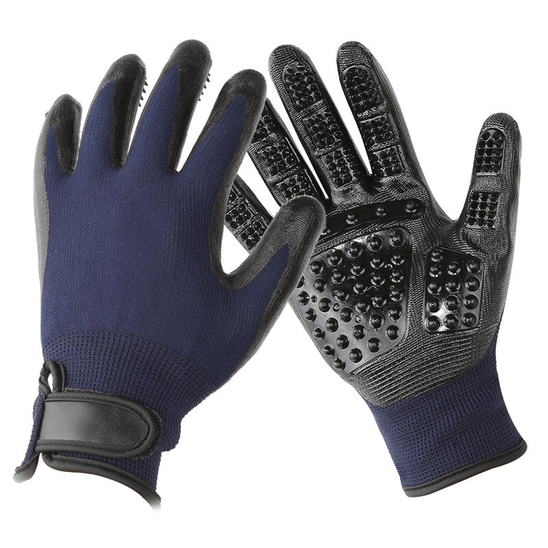 Pet Hair Grooming Glove Cats Soft Rubber