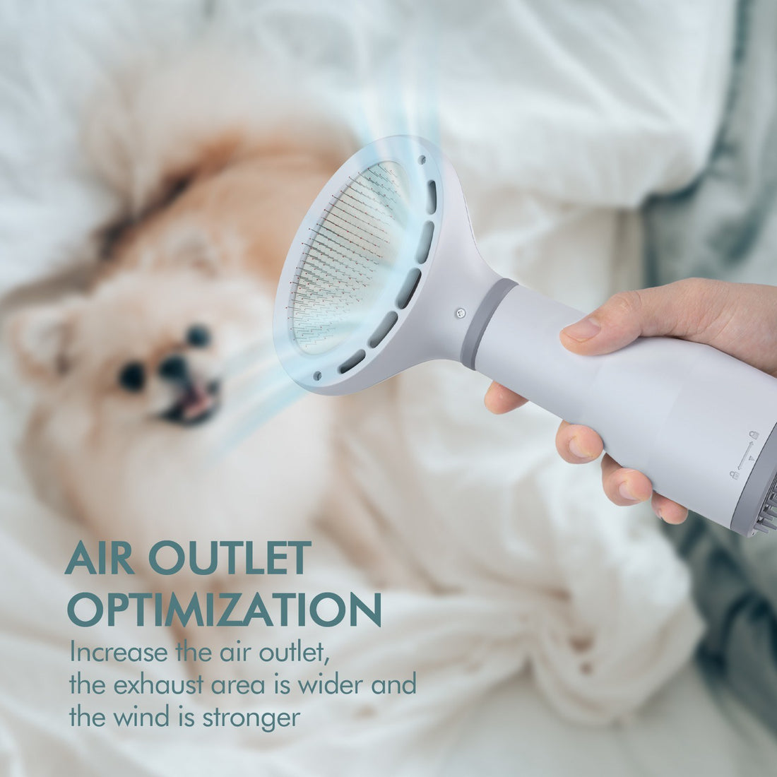 Dadypet Pet Dog Hair Dryer Slicker Brush