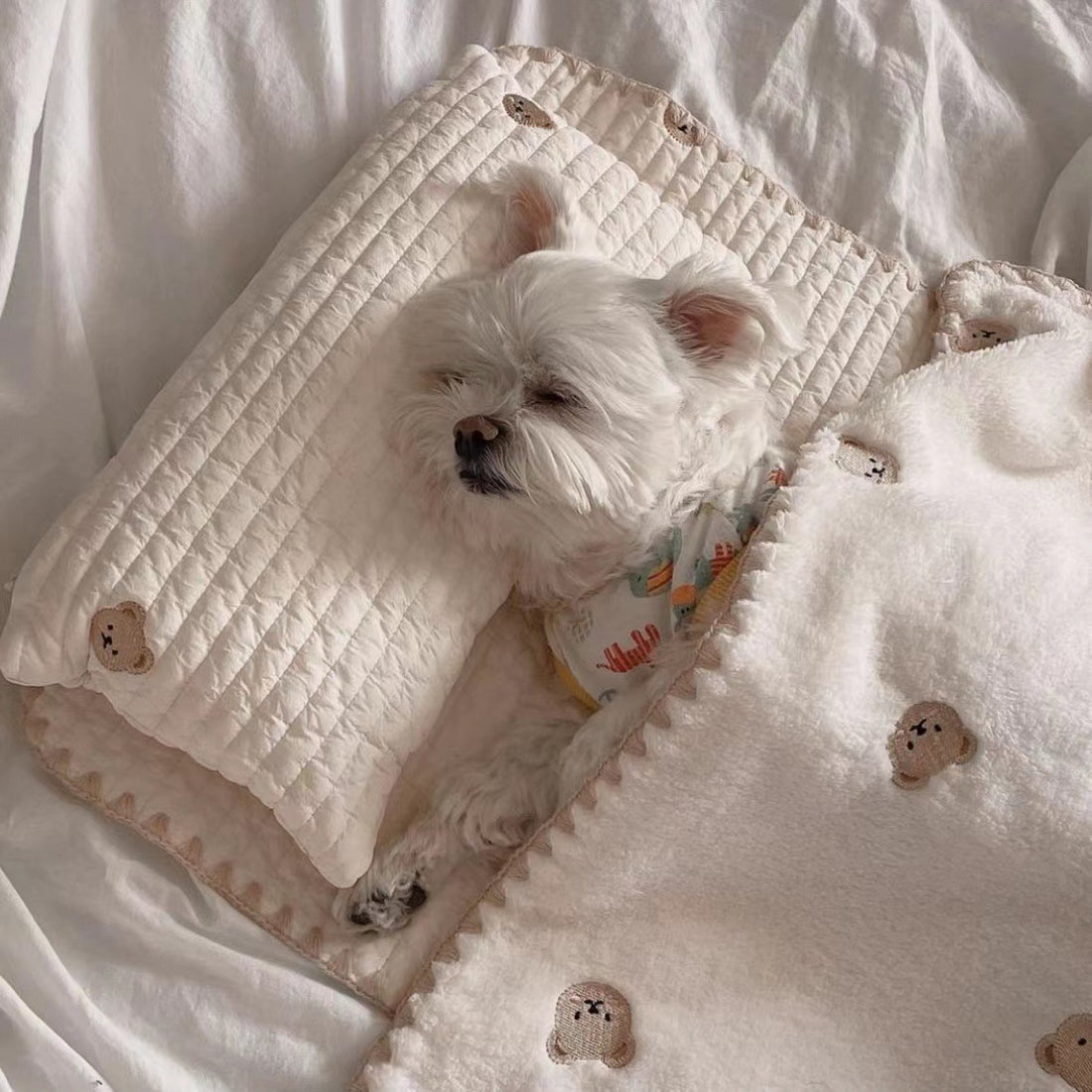 Square Mat Removable And Washable Dog Bed