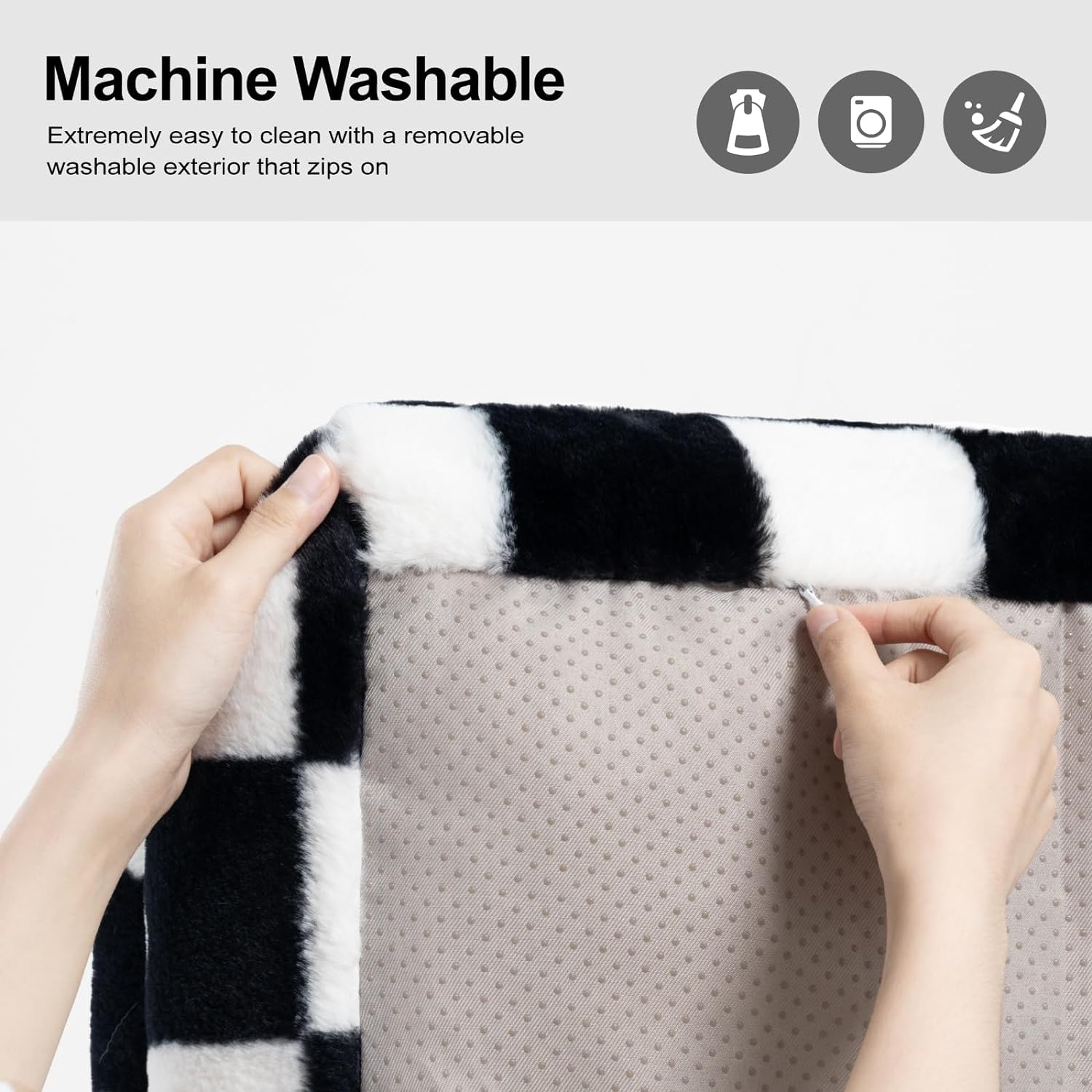 Fluffy Cat Couch  Washable Pet Couch Bed