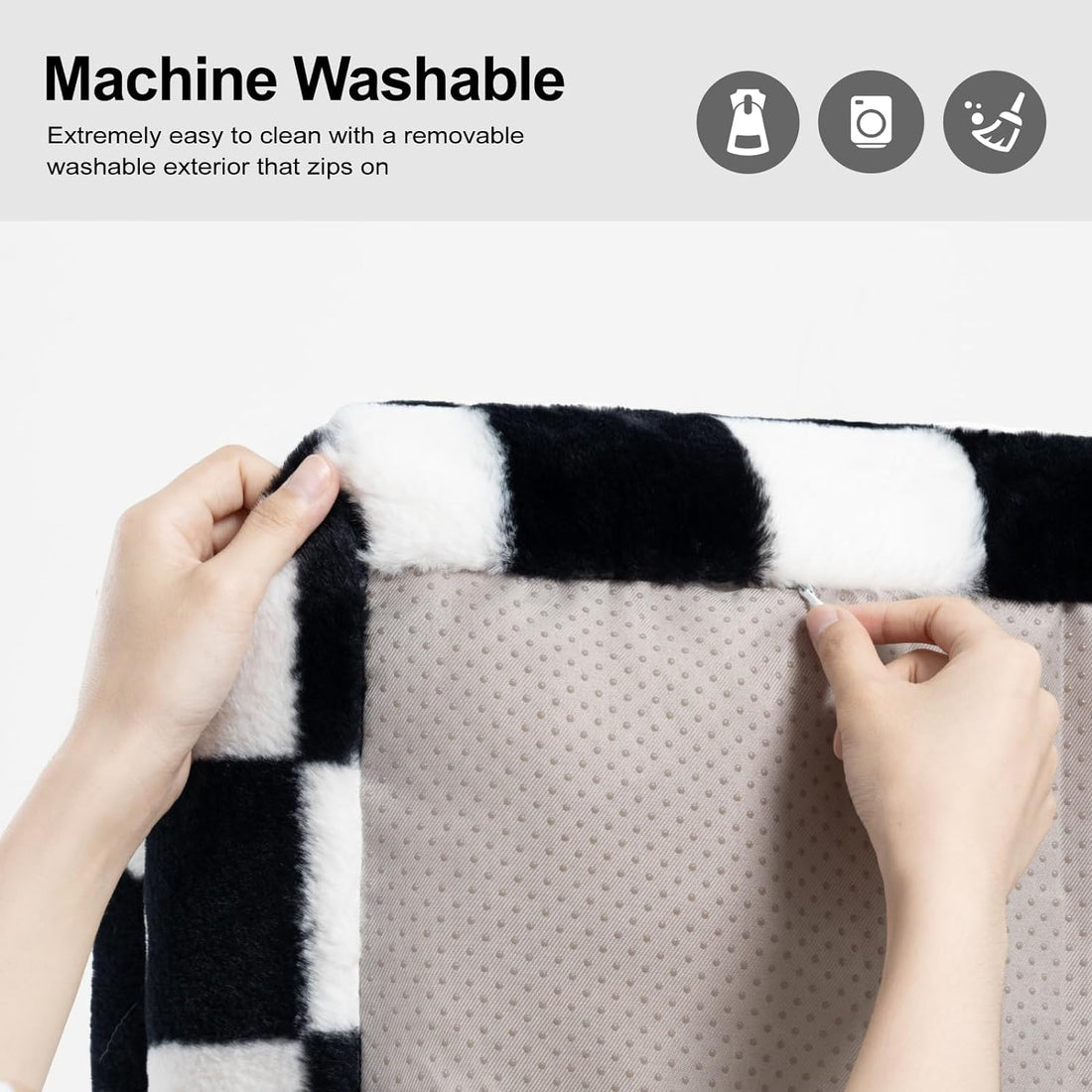 Fluffy Cat Couch  Washable Pet Couch Bed