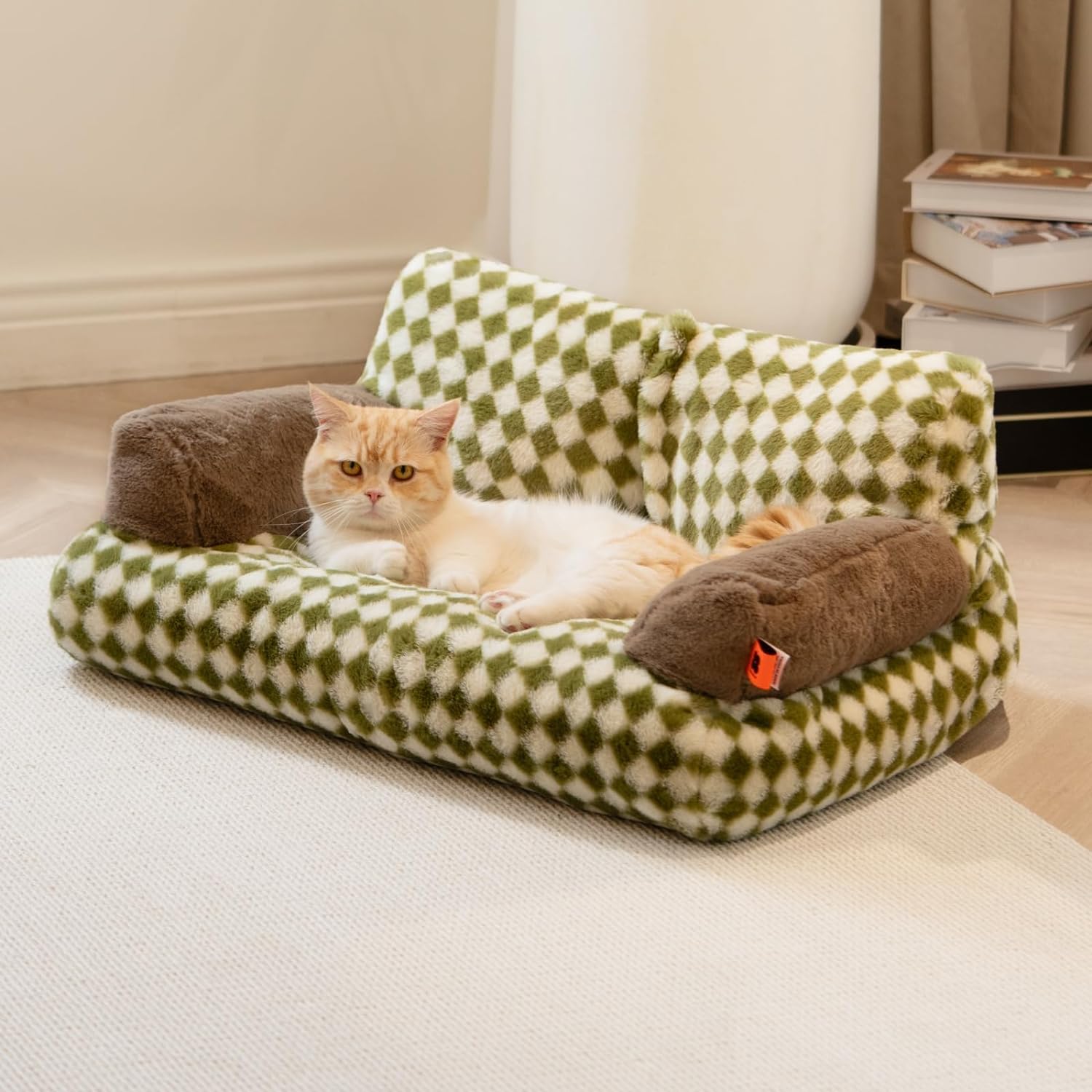 Fluffy Cat Couch  Washable Pet Couch Bed