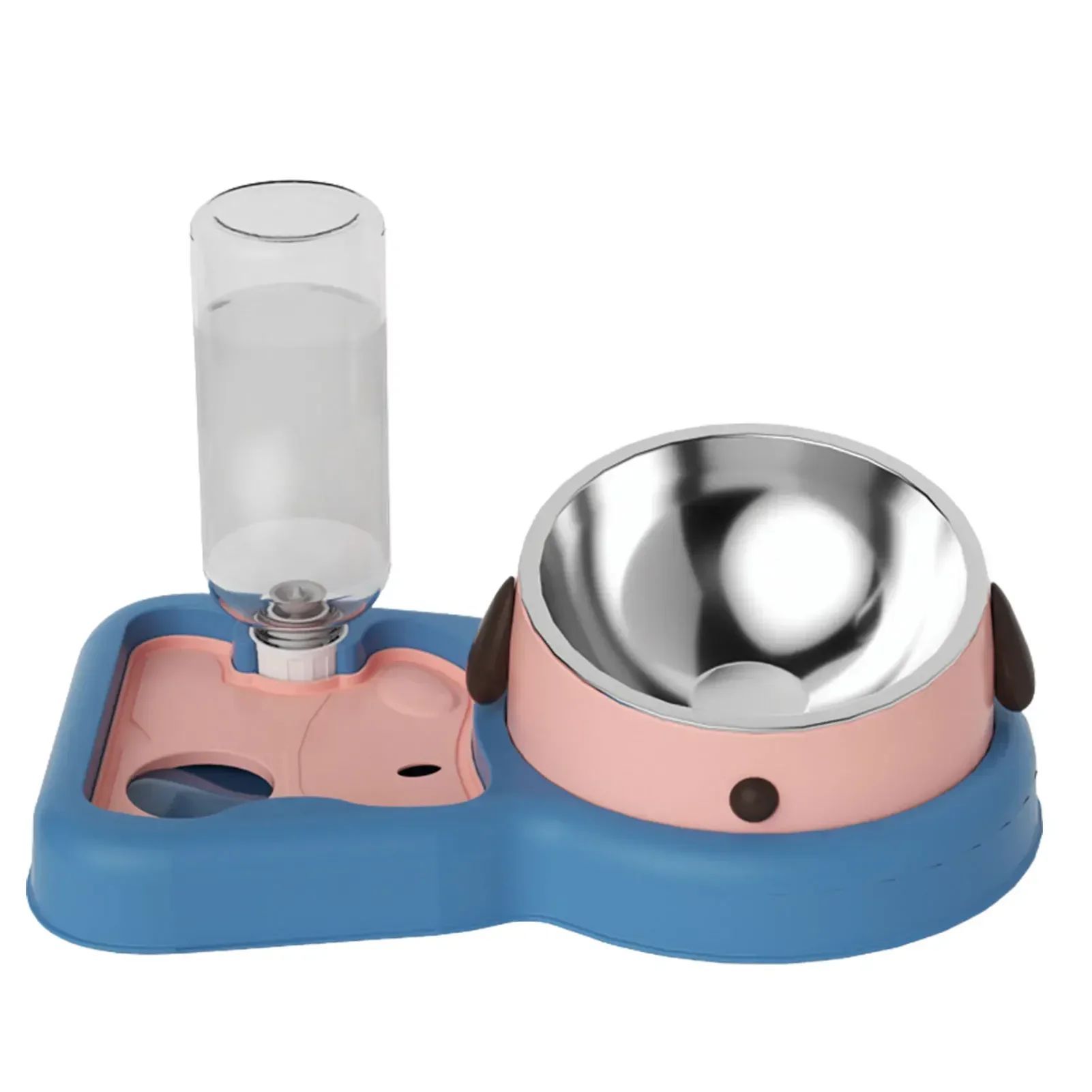 Pet Feeder Bowls Pet Feeder Water Bottle Set