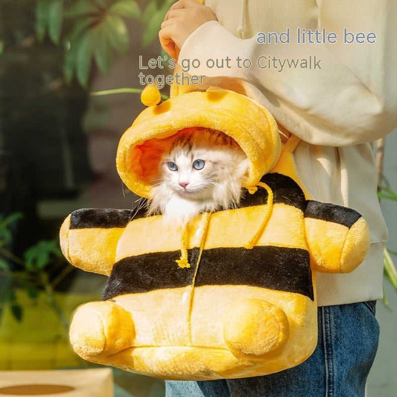 Off-shoulder Bag Kitten Puppy Portable Backpack