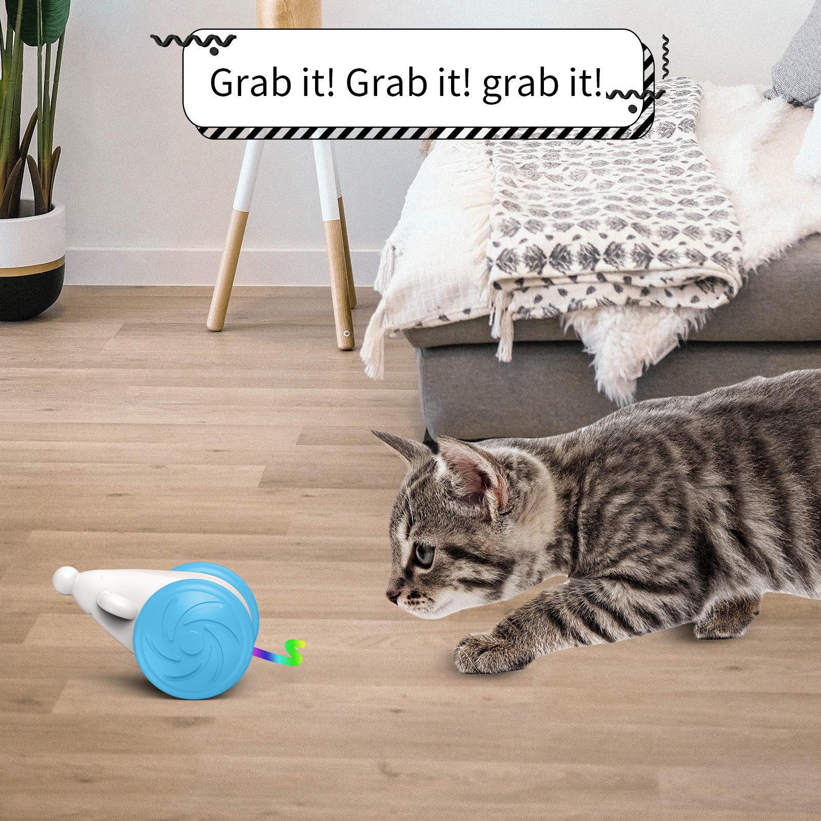 Interactive Toy For Cats Simulation Mouse Toy