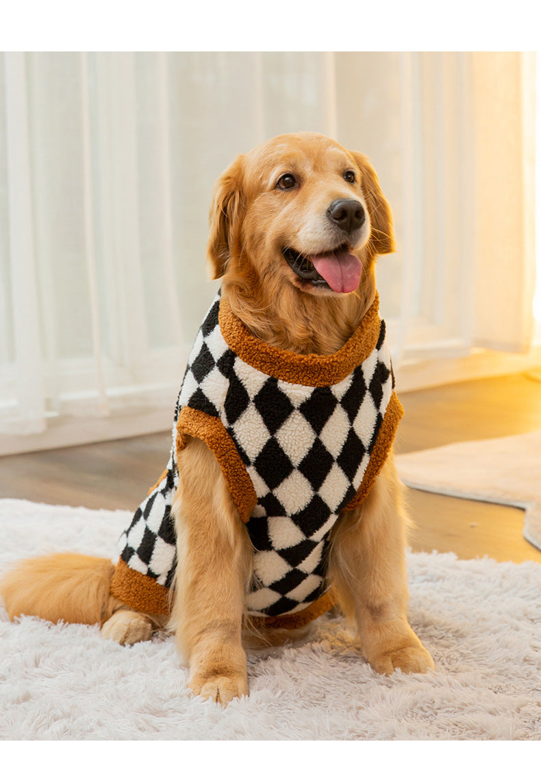 Autumn And Winter New Dog Fluffy Jacket