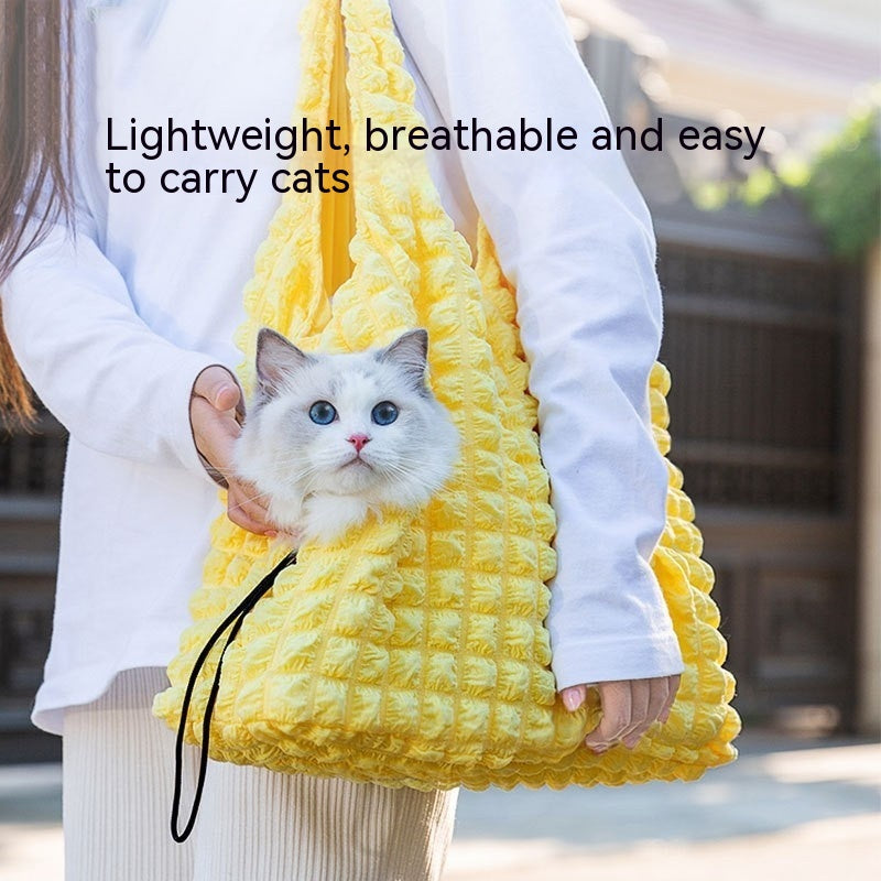 Off-shoulder Bag Kitten Puppy Portable Backpack