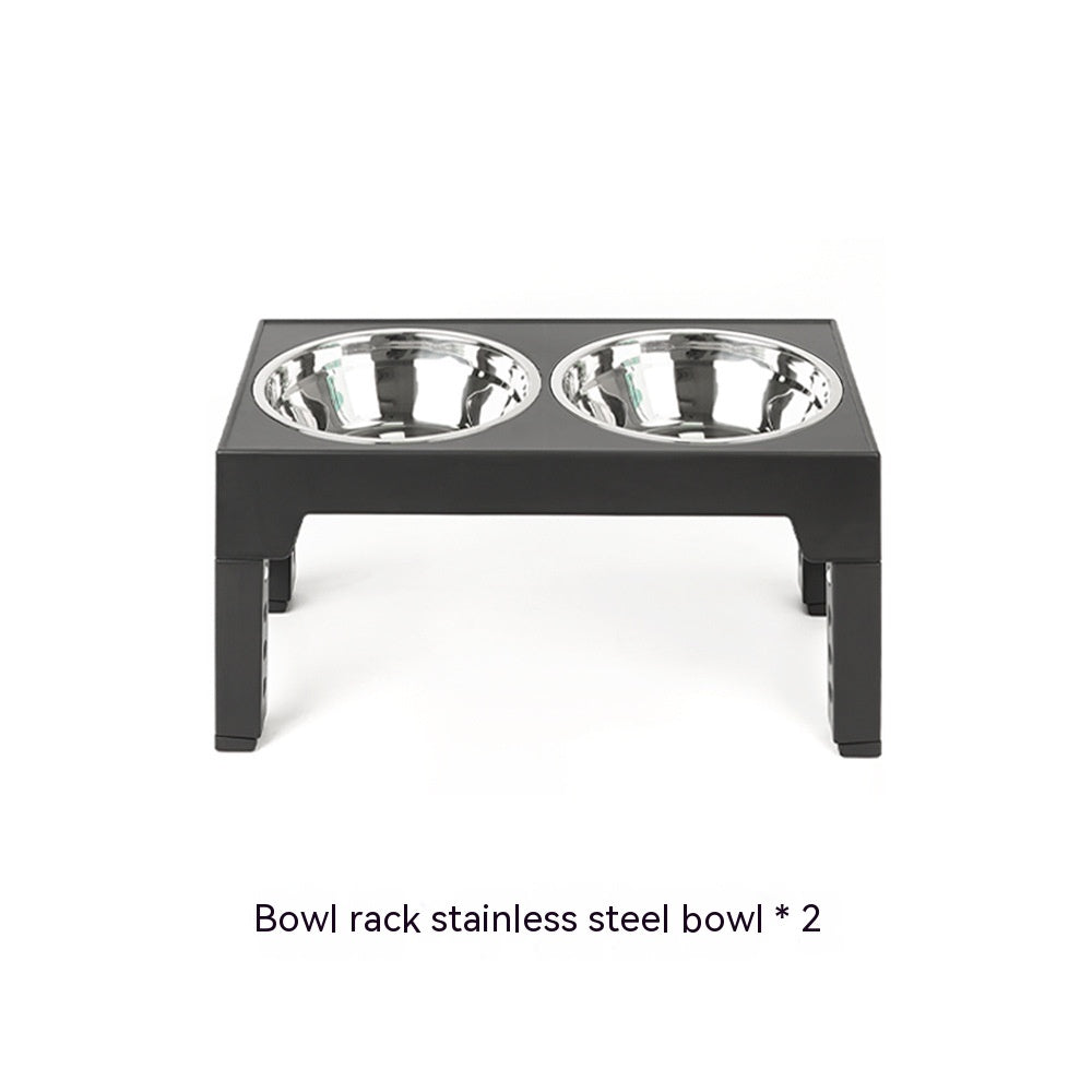 Lifting Dog Bowl Rack Neck Protection