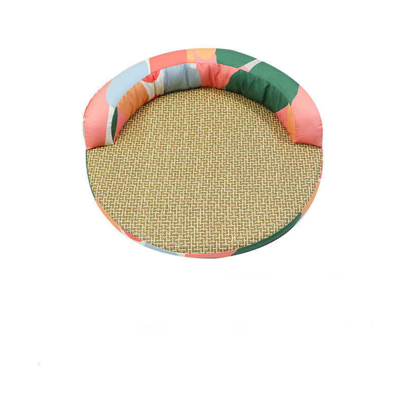 Cool Pet Sofa Beds Weaving Rattan Pillow