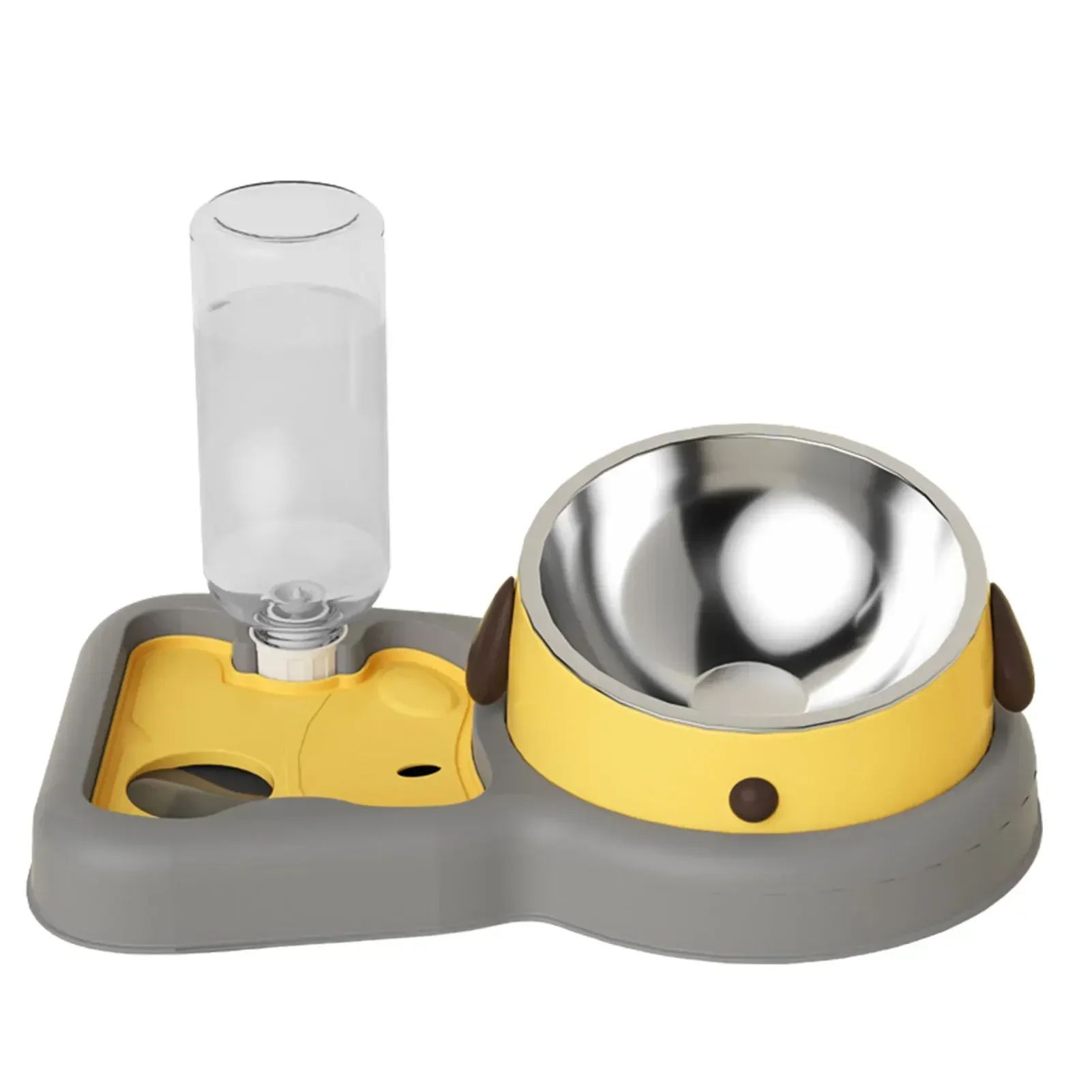 Pet Feeder Bowls Pet Feeder Water Bottle Set