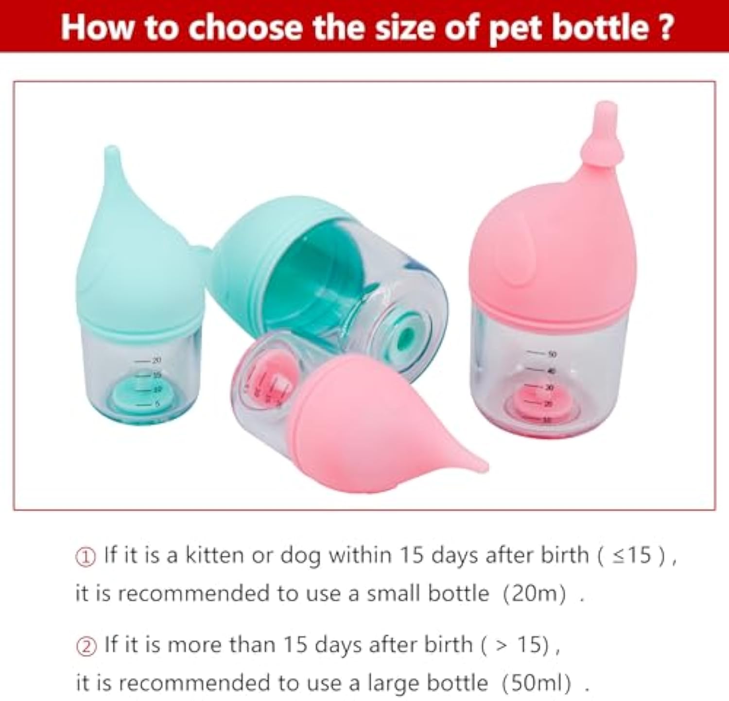 Puppy Bottles For Nursing Feeding Bottle