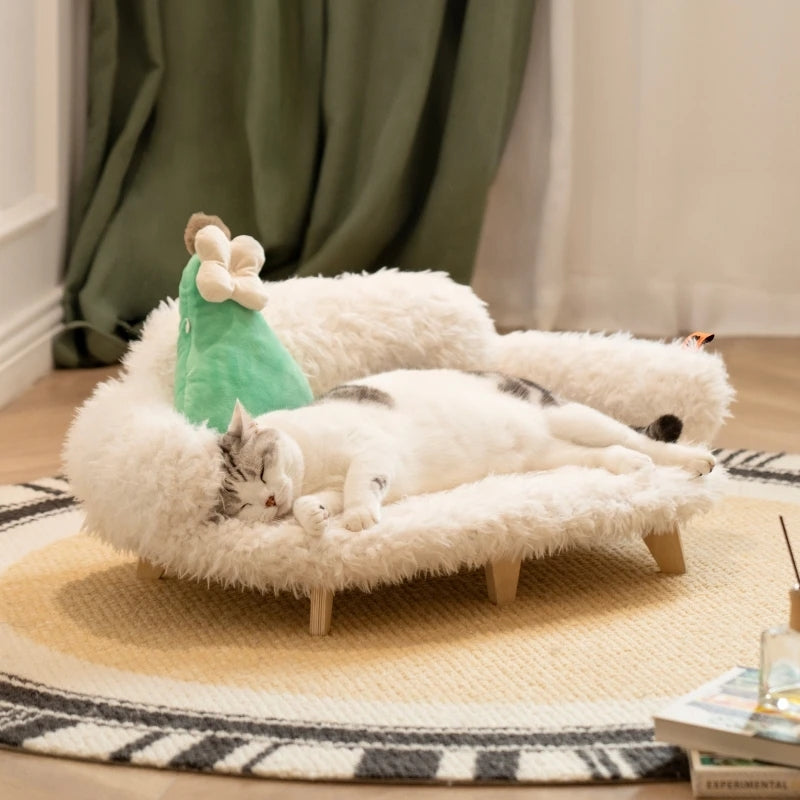 Wooden Pet Bed Kennel Dogs And Cats Bed