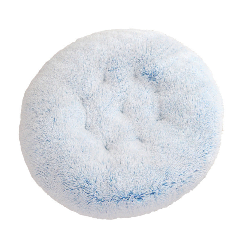 Round Pet Mat Dog Bed Plush Warm