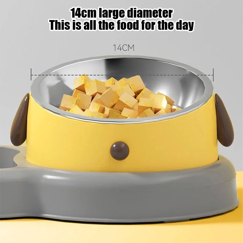 Pet Feeder Bowls Pet Feeder Water Bottle Set