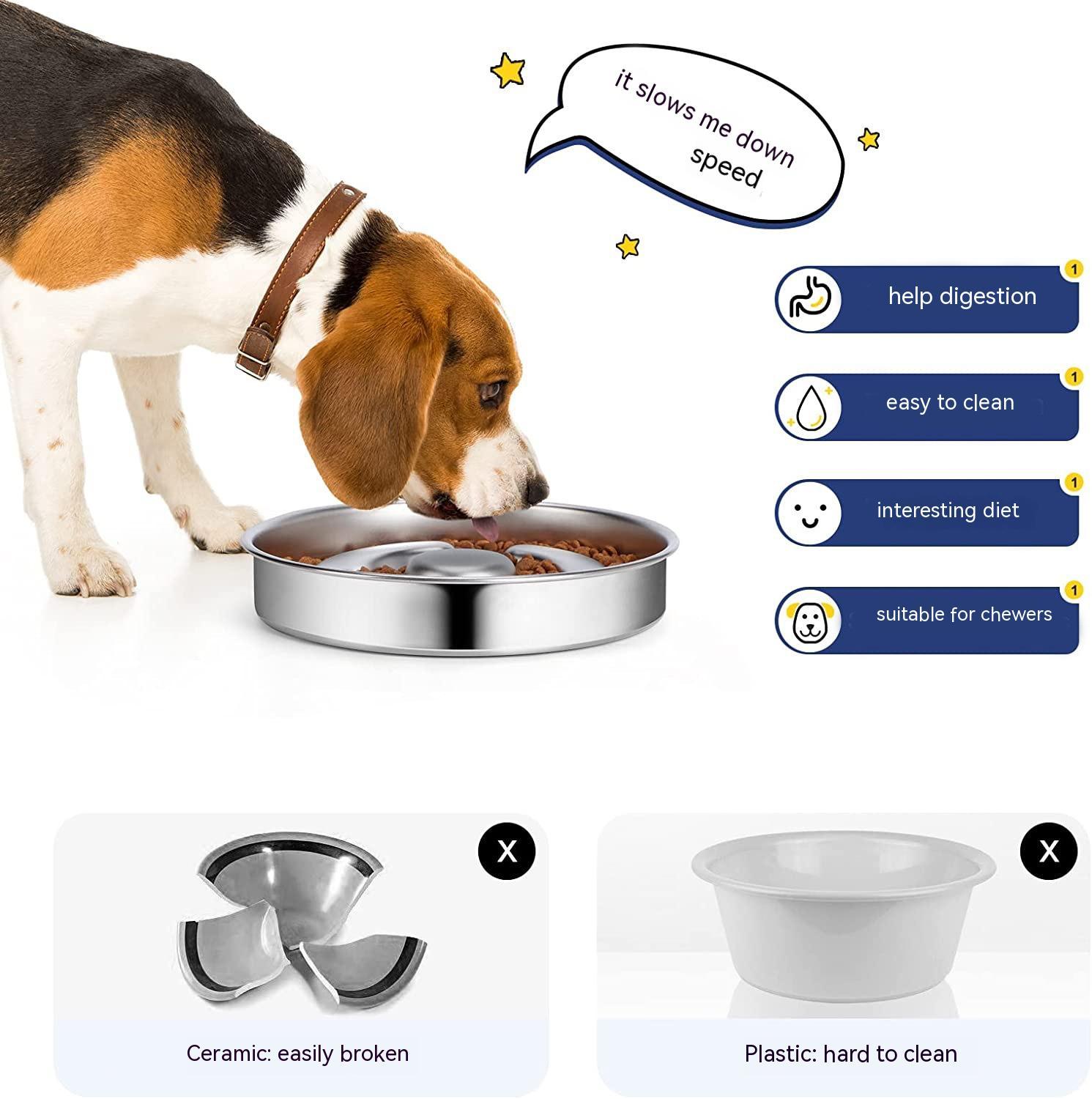Feeding Bowl Stainless Steel Neck Protector