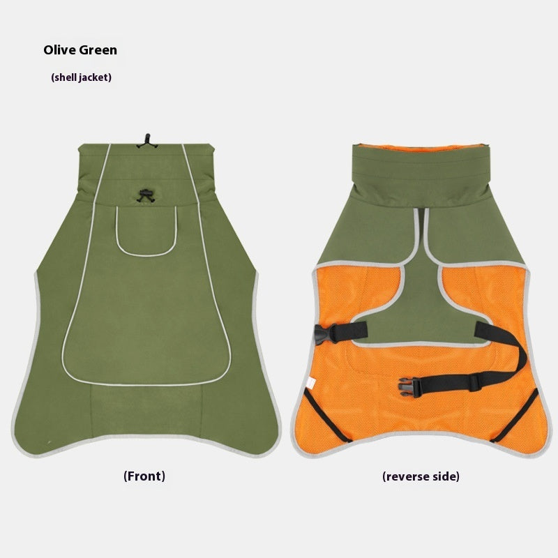 Dog Shell Jacket Waterproof And Rainproof