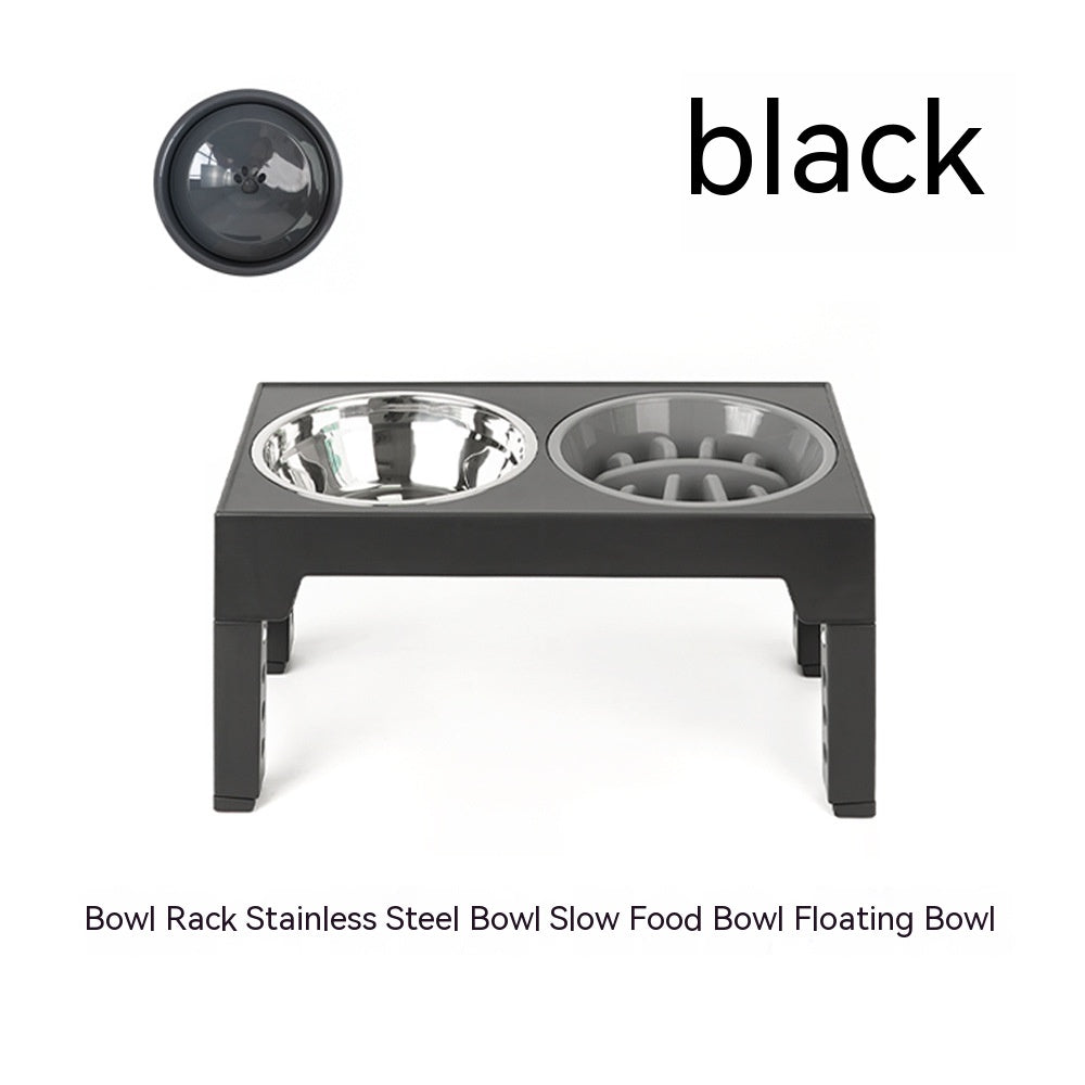 Lifting Dog Bowl Rack Neck Protection
