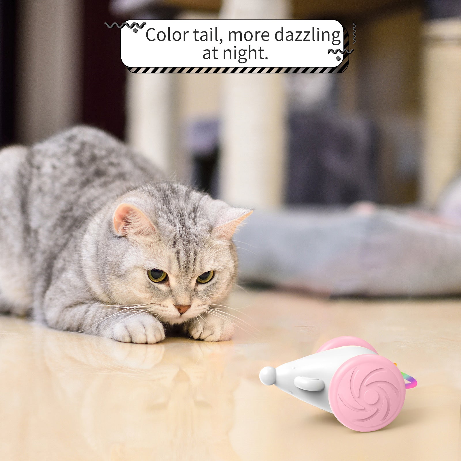 Interactive Toy For Cats Simulation Mouse Toy