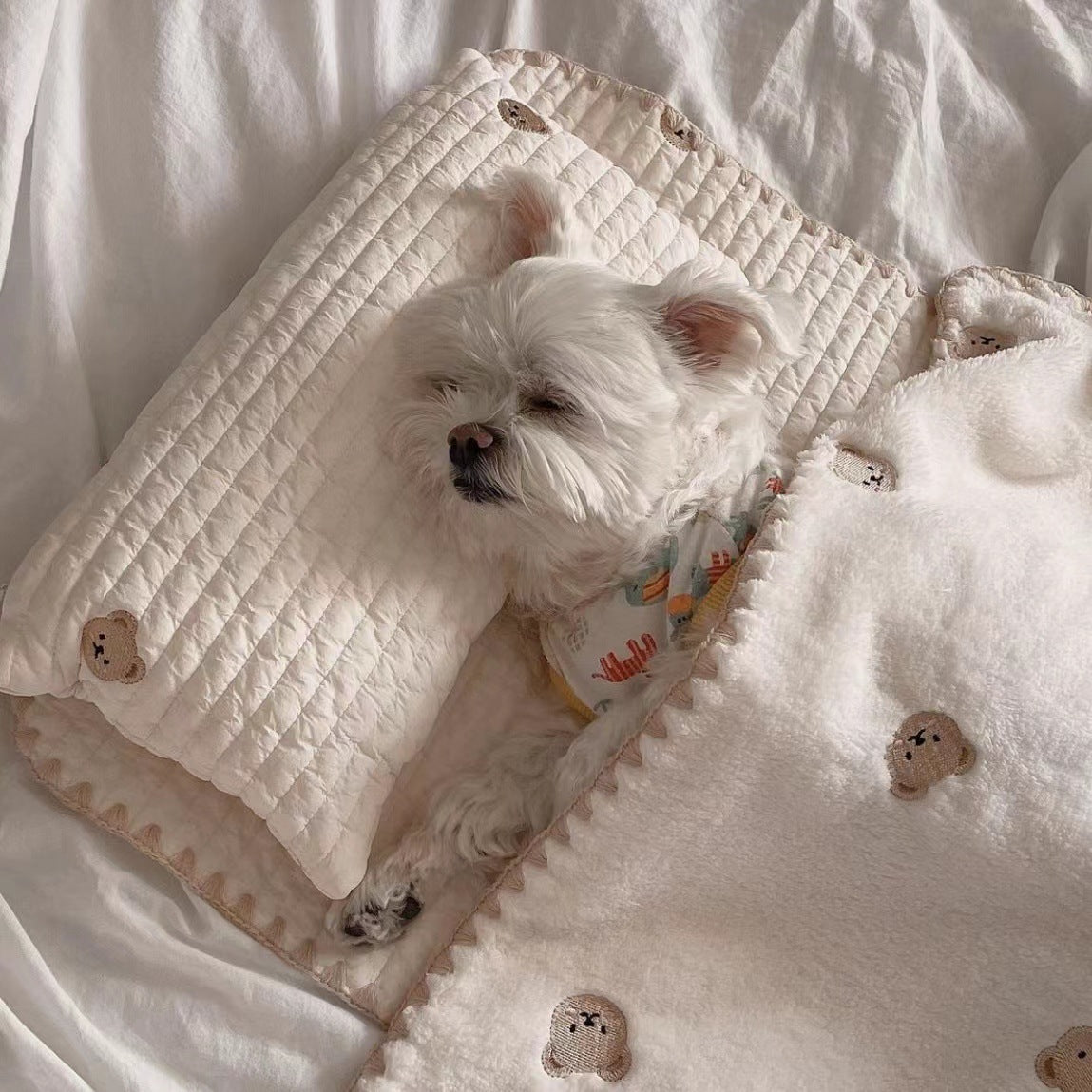 Square Mat Removable And Washable Dog Bed