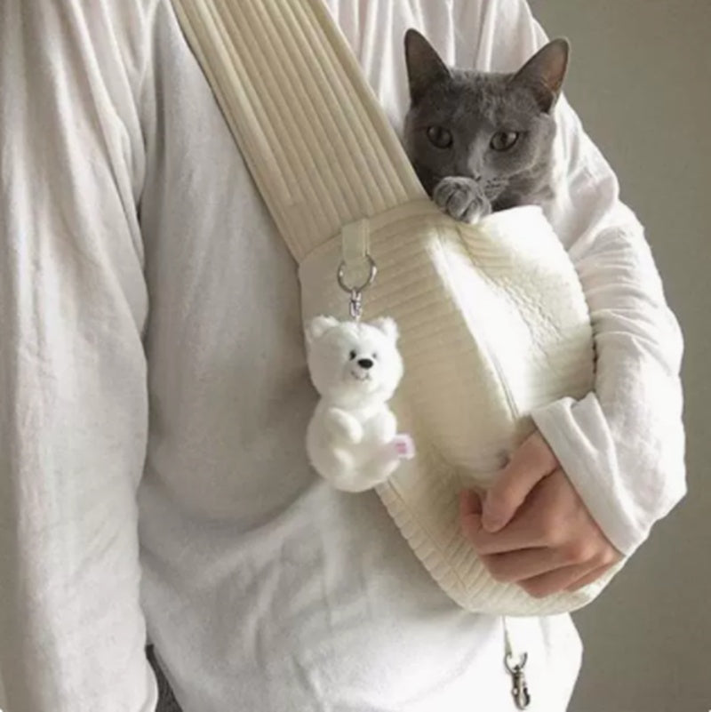 Portable Pet Cat Dog Backpack Canvas
